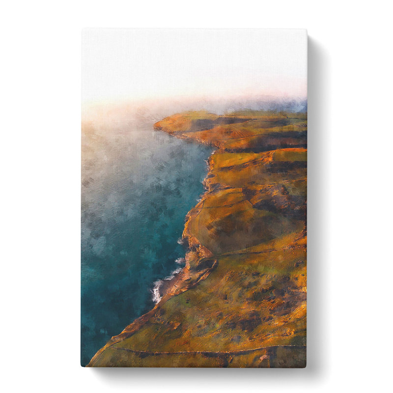Swanage in Dorset - Wrapped Canvas Graphic Art, 35cm H x 35cm W x 3cm D
