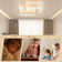 Casein LED Flush Mount