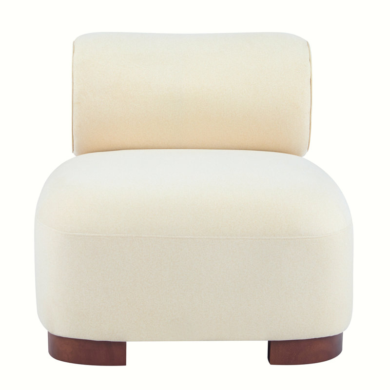 Chaise d'appoint polyvalente en polyester, Beige