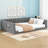 Full XL Upholstered Daybed With Side Storage Pocket-76519636-76519634
