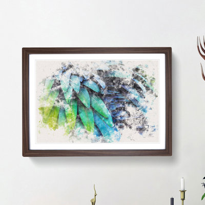Parrot Feathers - Framed Print