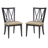 Cross Back Side Chair
