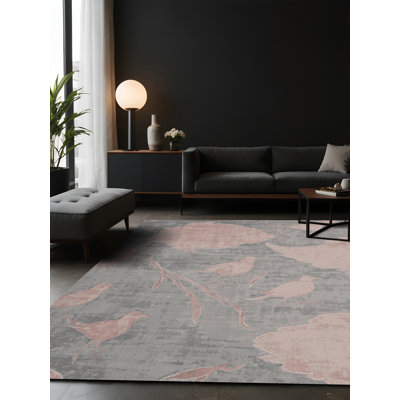 Tapis beige soyeux et moelleux