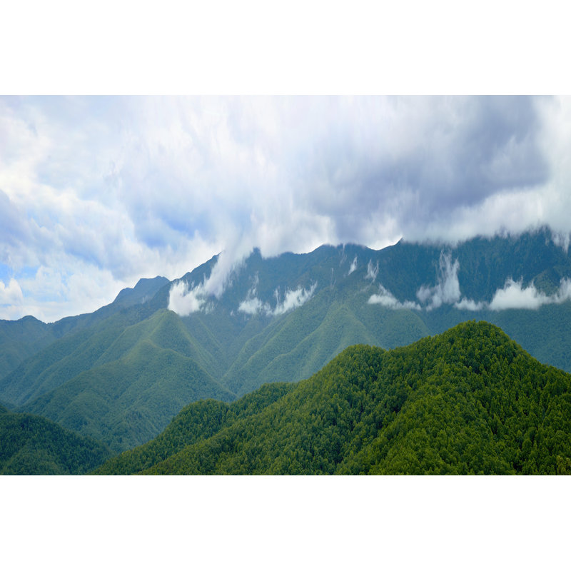 Misty Mountains II 1 Piece Wrapped Canvas Wall Art, 30cm H x 46cm W