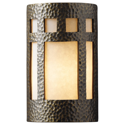 Blandinsville Ceramic Flush Mounted Sconce