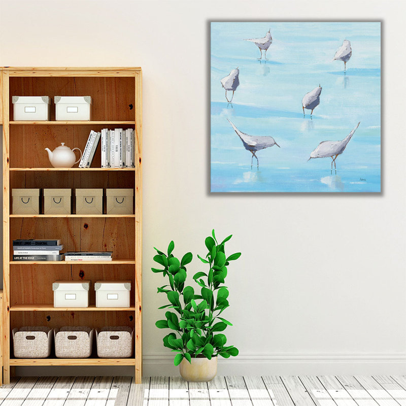 «By the Waters Edge», reproduction d'art sur toile, H 20 po x l 20 po