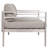 Nixon 65'' Wide Aluminum Loveseat with Cushions