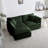 2 Seater Sofa with Ottoman