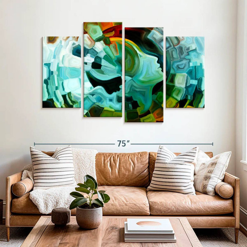 Leisha Creative Mind, 42'' H x 68'' W