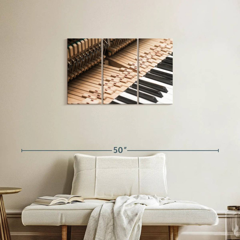Abarca Old School Piano, 20" H x 33" W