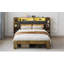 Storage Bed with  LED Lights and Charging Station