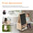 Benarita Wooden Kids Easel with Wheels and Storage, Height Adjustable-94941823