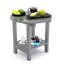 Table de bout ronde 18 po Adirondack pour terrasse en plastique / résine-114597159