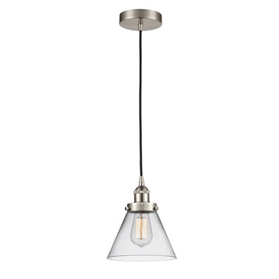 Luminaire suspendu conique à 1 lumière Annis