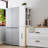 70.87" H Display Storage  Cabinet , 4 Tier Multi-Functional Pull-Out Multi-Tier Storage Shelf & 2 Glass Doors, Modern Wooden  Kitchen Pantry Cabinet-1045906330
