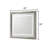 Monaco Grand Illuminated Vanity Mirror with Integrated LED Border Lighting and Sculpted Marble Accent Design