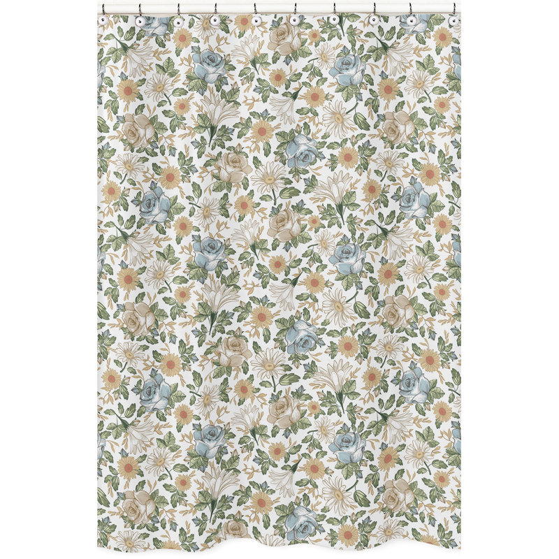 Rideau de douche Vintage Floral