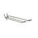 8" Metal Wire Flip Scan Loop Hook .148" Diameter, 50-Pack