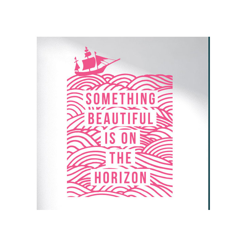 Non-Wall Damaging Wall Decal, Pink