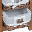 38cm W Solid Wood Bedside Table