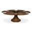 Giselle Round Solid Oak Dining Table-1954872675