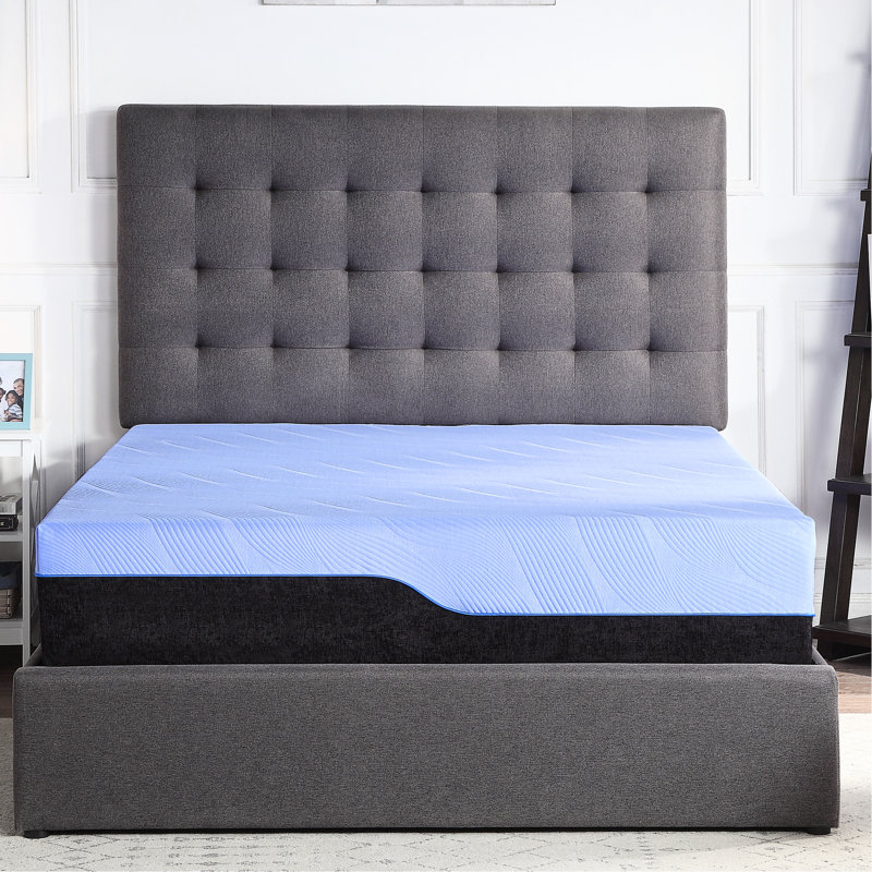 Matelas pour grand lit Cool Sleeping de 12 pouces avec mousse et ressorts 6 couches