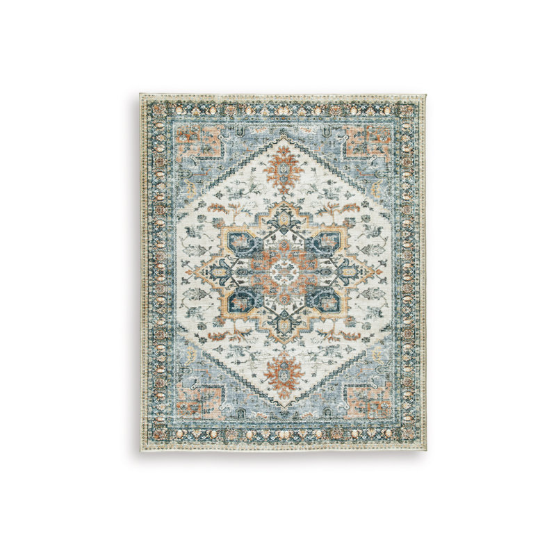 Wallney 7'6" X 9'6" Area Rug, Rectangle 7'6" x 9'6"