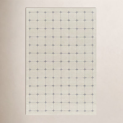 Mallory Hand-Woven Gray Geometric Rug