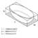 Barcelona 66.875" x 31.75" Freestanding Soaking Volcanic Limestone™ Bathtub