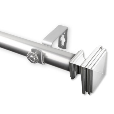 Bedpost Steel Single Curtain Rod