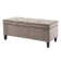 Bishun Button Tufted Soft Close Storage Bench