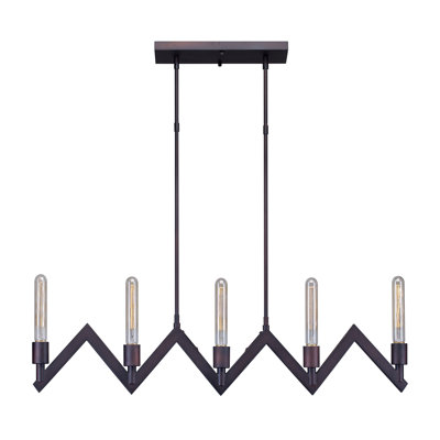 Ketterer 5 - Light Antique Bronze Kitchen Island Pendant