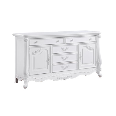 Latisha White Finish Dresser