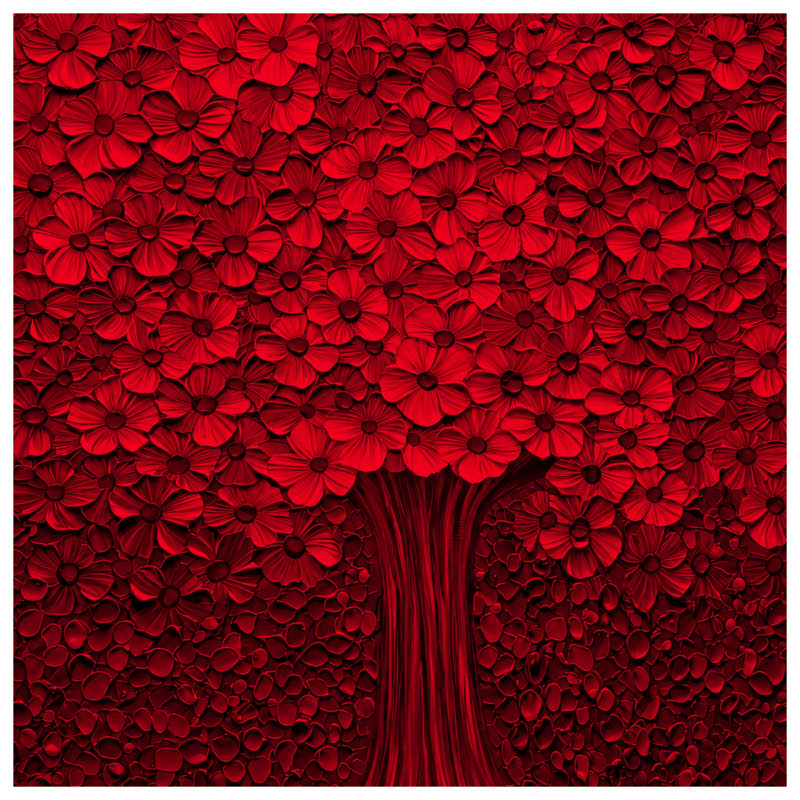 Tapis de bain rouge, L 24 po x L 17 po