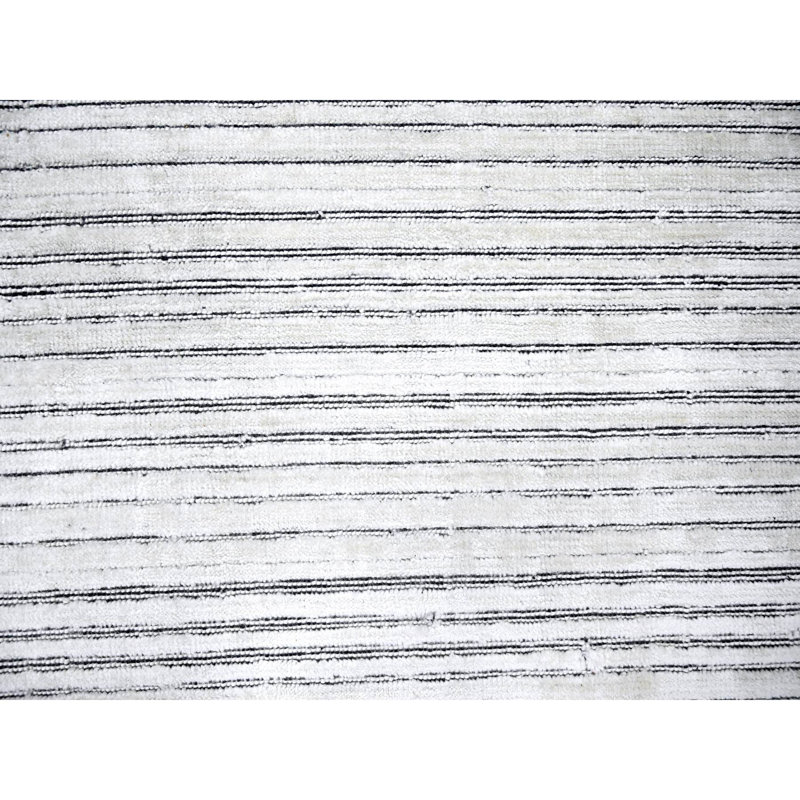 Pierangelo One-of-a-Kind 7'10" X 10' New Age Wool Area Rug Ivory