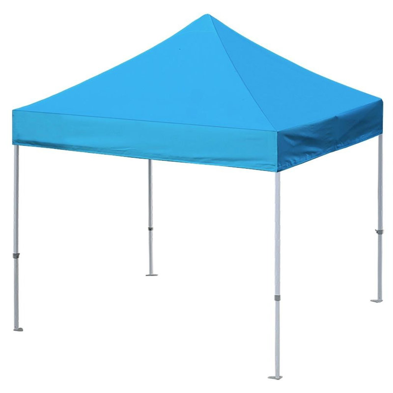 Amaziyah 96'' W x 96'' D Steel Pop-Up Canopy, Sky Blue, 10ft x 10ft