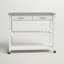 Chariot de cuisine avec plateau en acier inoxydable Haslingden-1536963605