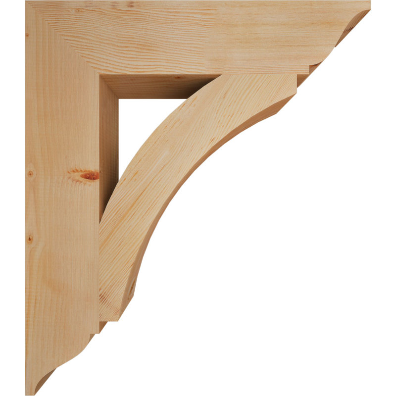 Support traditionnel Thorton, Douglas (lisse), H 32 po x l 5,5 po x P 28 po