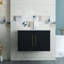 Meuble-lavabo mural de 30 po avec lavabo, charnières à fermeture douce, poignée dorée et lavabo en céramique pour les espaces modernes-1589976392
