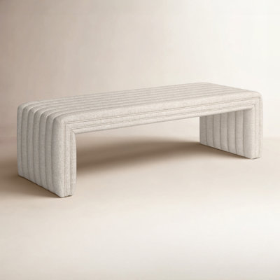 Brandt Polyester Upholstered Bench