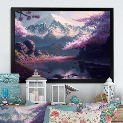 «Cherry Blossums Forest I», reproduction sur toile