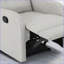 Fauteuils inclinables | Fauteuil inclinable manuel de 24,75 po de largeur | Conception compacte et intemporelle | Beige | Tissu