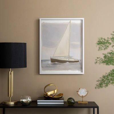 Reproduction encadrée NAUTICAL Series CL XXVII - bois massif