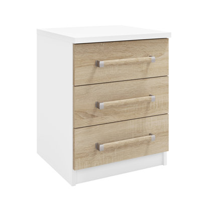 Fitchett 46cm W Manufactured Wood Bedside Table