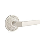 Milano Flat Privacy (Bed & Bath) Door Lever with Round Rosette