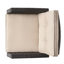Simple avec tissu imperméable PE et gris, style bouton, poids de 27,12 lb, fer de 28,05 po de profondeur, coussins amovibles, conception capitonnée, produit
