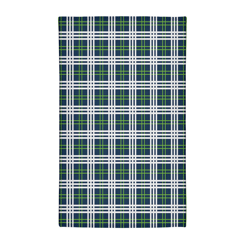 Tapis à carreaux bleu, Rectangle 2 pi x 3 pi