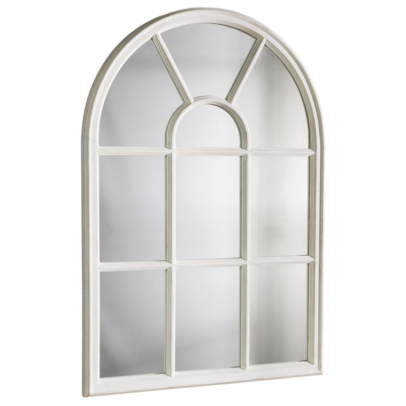 Creeve Solid Wood Rectangle Wall Mirror