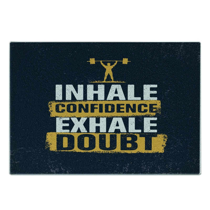 Planche à découper Ambesonne Inhale Exhale
