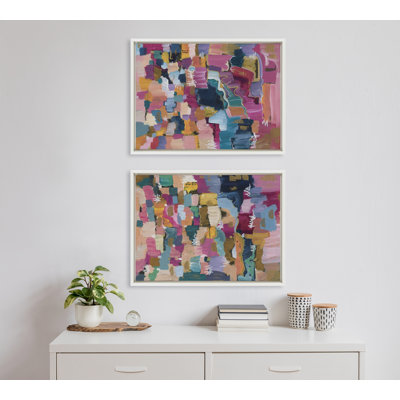 Applause by Leah Nadeau Framed Canvas Wall Art Set